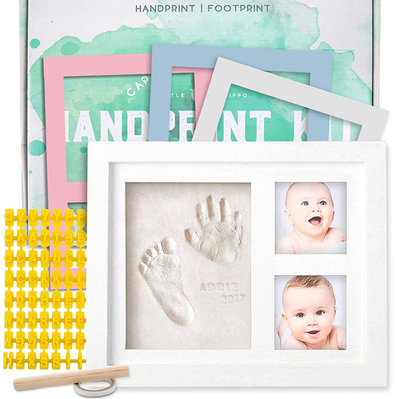 Baby Handprint Footprint Kit 3d Casting Non-toxic Touch Lanugo&umbilical  Cord Keepsake Bottle Diy Photo Frame 1 Set Of Tool Bag - Hand & Footprint  Makers - AliExpress