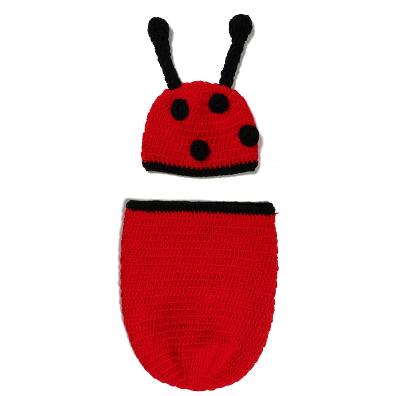 Crochet Beetle Baby Photo Prop - MyShoppingSpot