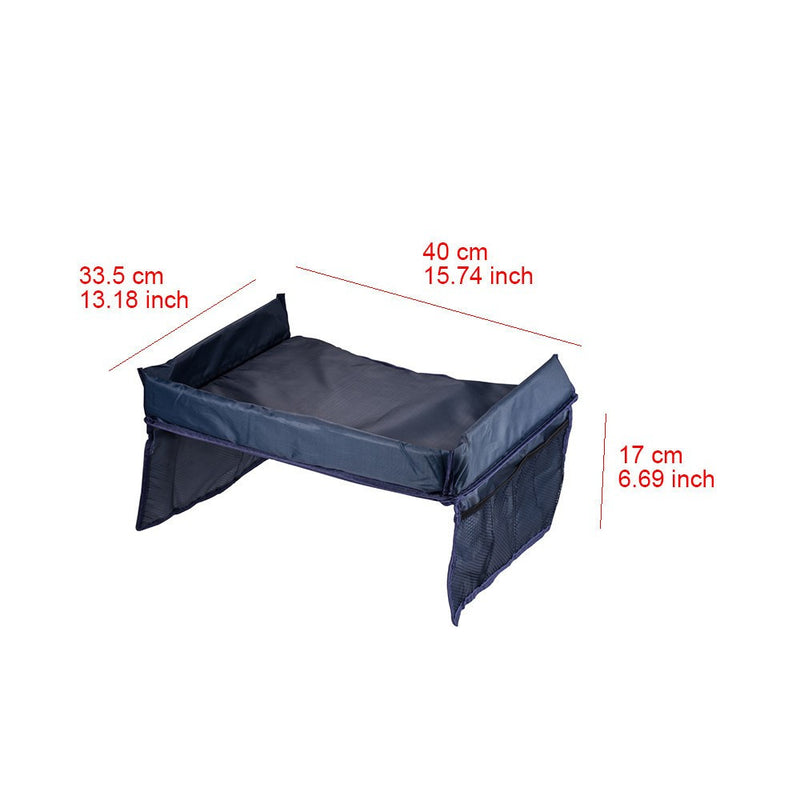 Waterproof Travel Children's Activity Tray with Side Walls and Mesh Snack  Pockets - China Travel Seat Table, Play Tray
